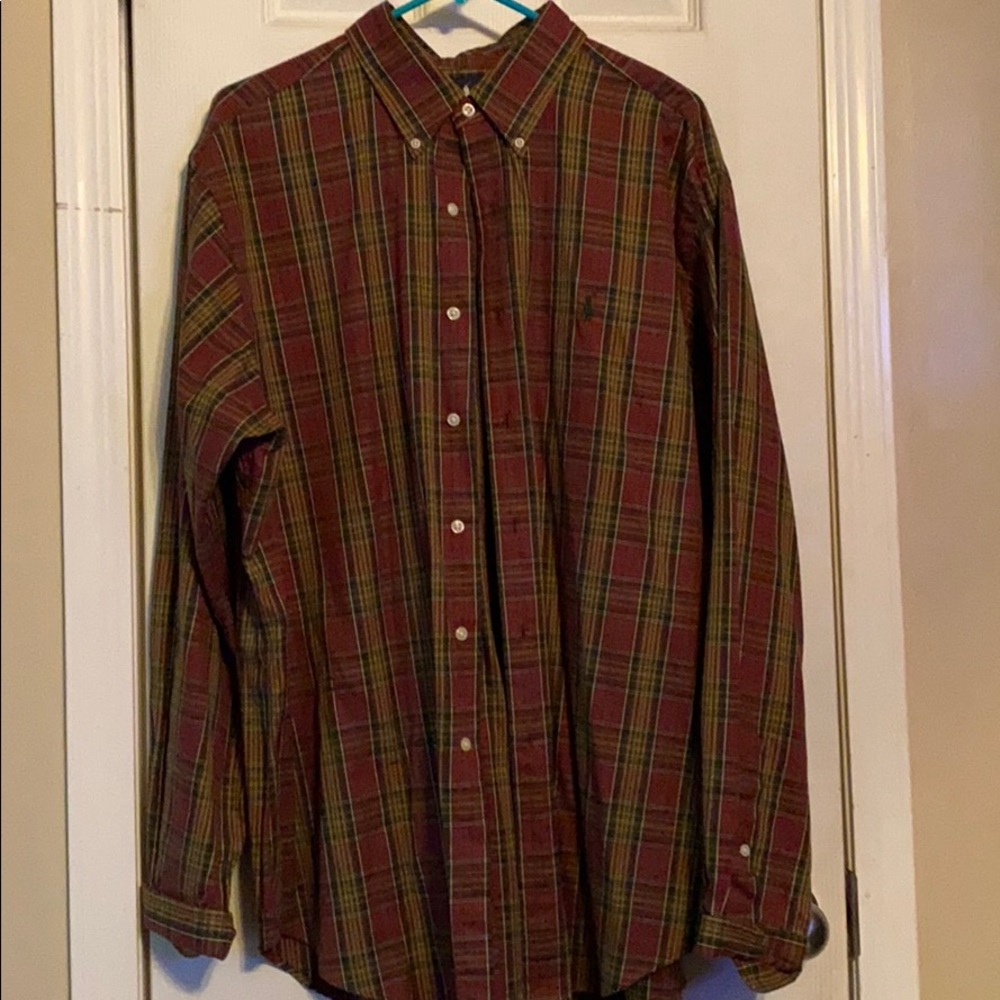 RL button up shirt